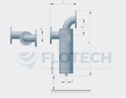 CSFC/CSSSFC - Welded Condensate Separators (16 bar) - Image 2