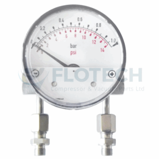 Differential High Pressure Stainless Steel Indicator - MDHIFC 50 (50 bar)